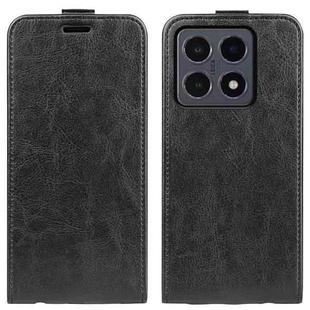 For Xiaomi 15T R64 Texture Single Vertical Flip Leather Phone Case(Black)