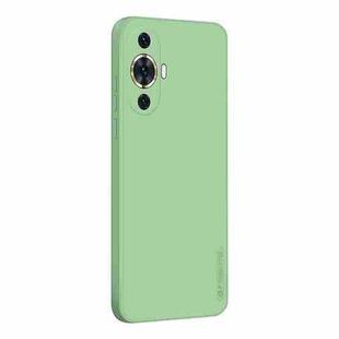 For Huawei nova 11 4G PINWUYO Sense Series Liquid Silicone TPU Phone Case(Green)