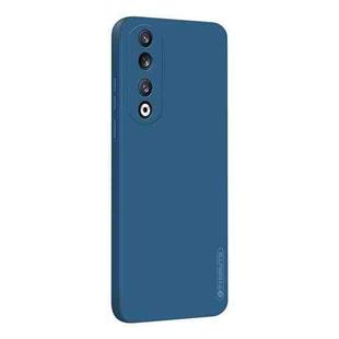 For Honor 90 PINWUYO Sense Series Liquid Silicone TPU Phone Case(Blue)
