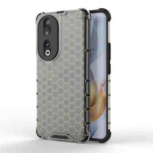 For Honor 90 Shockproof Honeycomb Phone Case(Black)