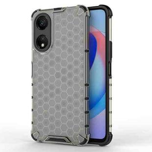 For Honor Play 40 Shockproof Honeycomb Phone Case(Black)