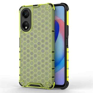 For Honor Play 40 Shockproof Honeycomb Phone Case(Green)
