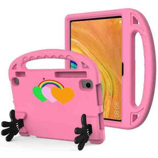For Huawei MatePad Pro 10.8 Love Small Palm Holder EVA Tablet Case(Pink)