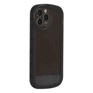 For iPhone 15 Pro ENKAY Hat-Prince Translucent Matte TPU Shockproof Phone Case(Black)