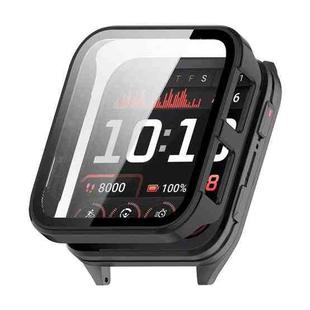 For Garmin Venu X1 ENKAY Hat-Prince Full Coverage Tempered Glass Film Integrated PC Watch Cover(Black)