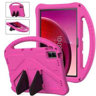 For Lenovo Tab M10 5G 2023 EVA Shockproof Tablet Case with Holder(Rose Red)