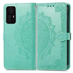 For Xiaomi Redmi Note 12S Mandala Flower Embossed Leather Phone Case(Green)