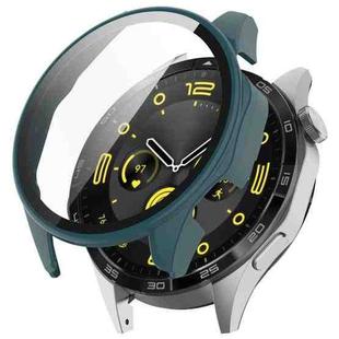 For Huawei Watch GT 4 46mm PC + Tempered Film Integrated Watch Protective Case(Green)