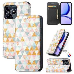 For Realme C53 CaseNeo Colorful Magnetic Leather Phone Case(Nordic Rhombus)