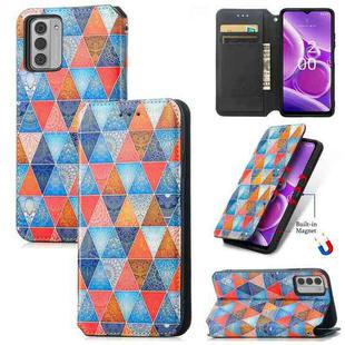 For Nokia G42 CaseNeo Colorful Magnetic Leather Phone Case(Rhombus Mandala)