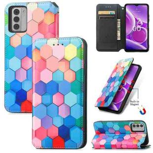 For Nokia G42 CaseNeo Colorful Magnetic Leather Phone Case(Colored Squares)