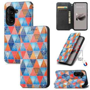 For ASUS  Zenfone 10 CaseNeo Colorful Magnetic Leather Phone Case(Rhombus Mandala)