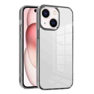 For iPhone 15 Ice Color Clear PC Hybrid TPU Phone Case(Grey)