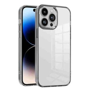 For iPhone 14 Pro Max Ice Color Clear PC Hybrid TPU Phone Case(Grey)