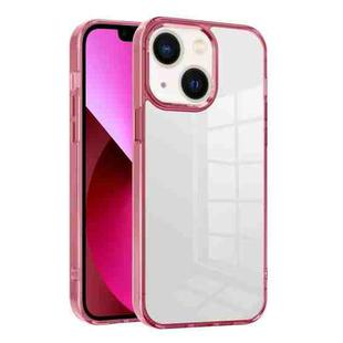 For iPhone 13 Ice Color Clear PC Hybrid TPU Phone Case(Pink)