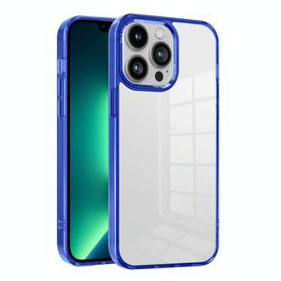 For iPhone 13 Pro Max Ice Color Clear PC Hybrid TPU Phone Case(Bllue)