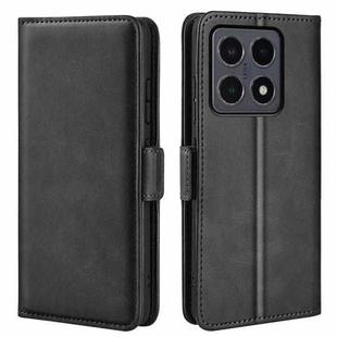 For Xiaomi 15T Dual-side Magnetic Buckle Horizontal Flip Leather Phone Case(Black)