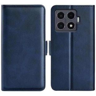 For Xiaomi 15T Pro Dual-side Magnetic Buckle Horizontal Flip Leather Phone Case(Dark Blue)