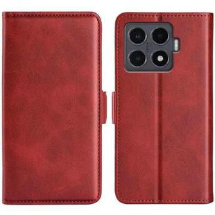 For Xiaomi 15T Pro Dual-side Magnetic Buckle Horizontal Flip Leather Phone Case(Red)