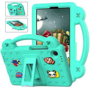 For Samsung Galaxy Tab A9 Handle Kickstand Children EVA Shockproof Tablet Case(Mint Green)