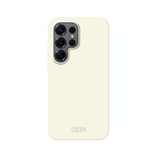 For Samsung Galaxy S25 Ultra 5G MOFI Qin Series Skin Feel All-inclusive PC Phone Case(Beige)