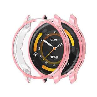 For Garmin Venu 3S ENKAY Hat-Prince Full Coverage Electroplated TPU Watch Case with Screen Protection(Pink)