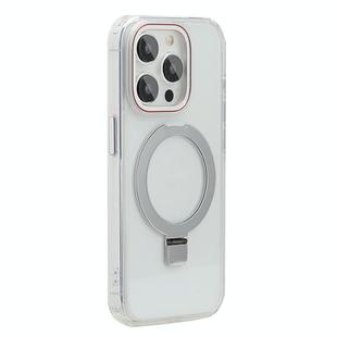 For iPhone 12 Pro Starlink Stand Clear Magsafe Phone Case(Transparent)