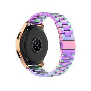 For Huawei Watch GT4 41mm Three Bead Stainless Steel Metal Watch Band(Colorful)