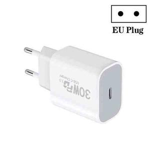 Single Port PD30W USB-C / Type-C Charger, Plug Size:EU Plug