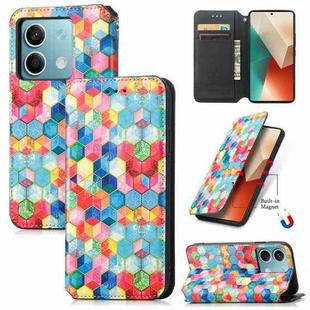 For Xiaomi Redmi Note 13 5G CaseNeo Colorful Magnetic Leather Phone Case(Magic Space)