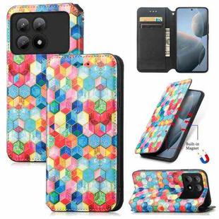 For Xiaomi Redmi K70E CaseNeo Colorful Magnetic Leather Phone Case(Magic Space)