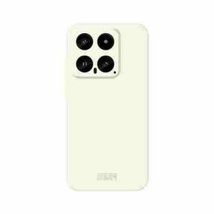 For Xiaomi 14 MOFI Qin Series Skin Feel All-inclusive PC Phone Case(Beige)