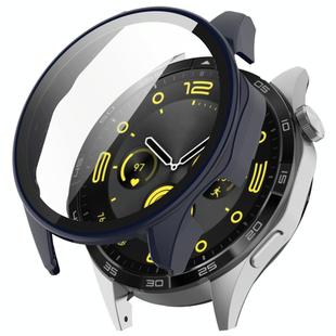 For Huawei Watch GT4 46mm PC + Tempered Film Integrated Watch Protective Case(Blue)