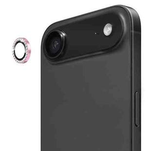 For iPhone 17 Air ENKAY AR Anti-reflection Individual Diamond Ring Camera Lens Glass Full Film(Pink)