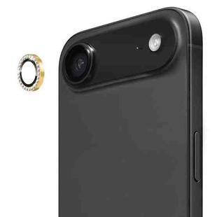 For iPhone 17 Air ENKAY AR Anti-reflection Individual Diamond Ring Camera Lens Glass Full Film(Golden)