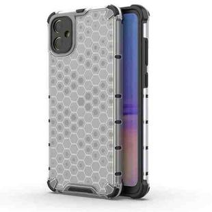 For Samsung Galaxy A05 Shockproof Honeycomb Phone Case(White)