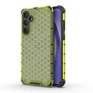 For Samsung Galaxy A33 Shockproof Honeycomb Phone Case(Green)