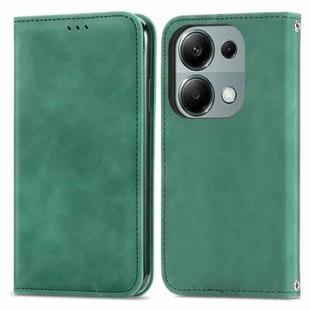 For Xiaomi Redmi Note 13 Pro 4G Retro Skin Feel Magnetic Flip Leather Phone Case(Green)