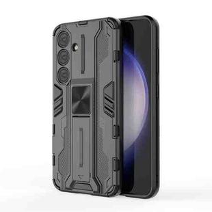 For Samsung Galaxy S24 5G Supersonic Armor PC Hybrid TPU Phone Case(Black)