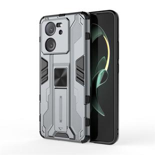 For Xiaomi 13T Supersonic Armor PC Hybrid TPU Phone Case(Grey)