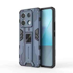 For Xiaomi Poco X6 Supersonic Armor PC Hybrid TPU Phone Case(Blue)