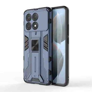 For Xiaomi Poco X6 Pro Supersonic Armor PC Hybrid TPU Phone Case(Blue)