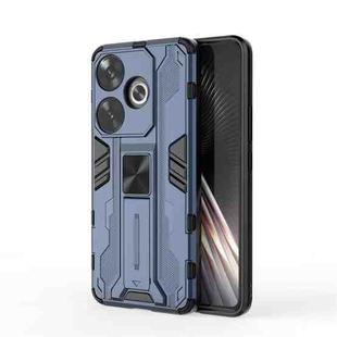 For Xiaomi Poco F6 Supersonic Armor PC Hybrid TPU Phone Case(Blue)