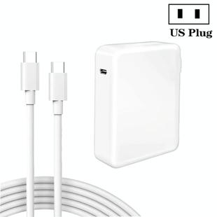 PD3.1 140W USB-C PD Laptop Power Adapter + 2m 5A USB-C to USB-C Data Cable US Plug