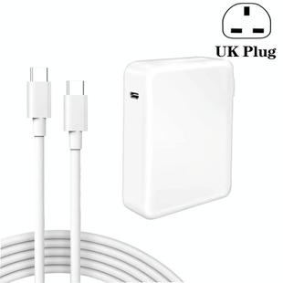 PD3.1 140W USB-C PD Laptop Power Adapter + 2m 5A USB-C to USB-C Data Cable UK Plug