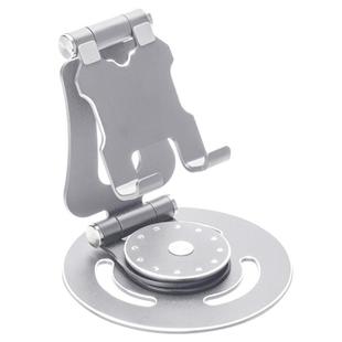 G62 Portable Folding 360-Degree Rotating Desktop Phone Holder(Silver)