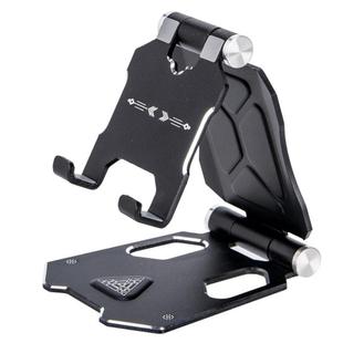 G52 Adjustable Bracket Small Size Folding Desktop Mobile Phone Holder(Black)