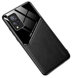 For vivo S9 All-inclusive Leather Organic Glass Phone Case(Black)