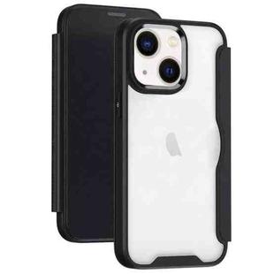 For iPhone 14 Pro RFID Blocking Adsorption Flip Leather Phone Case(Black)