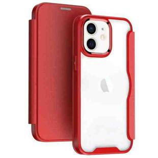 For iPhone 12 Pro RFID Blocking Adsorption Flip Leather Phone Case(Red)